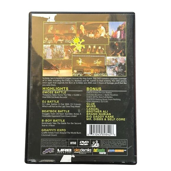 Scribble Jam DVD (America’s Largest Hip Hop Festival) + Bonus Hoodz Mag Disc - Picture 2 of 5